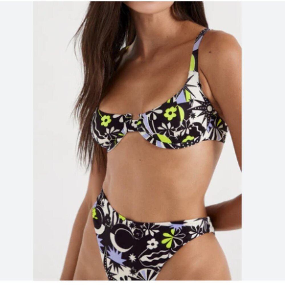 Oneone Swimwear Grace Underwire Top Sullivans Print Size L